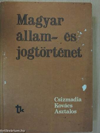 Magyar állam- és jogtörténet