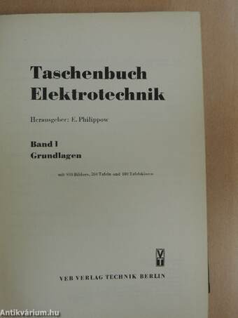 Taschenbuch Elektrotechnik 1.