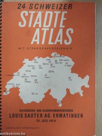 24 schweizer Städte Atlas