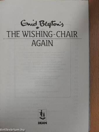 The Wishing-Chair Again