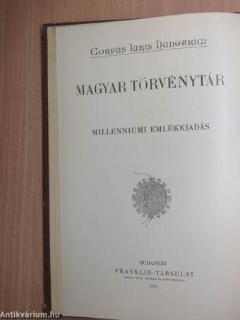 1911. évi törvényczikkek