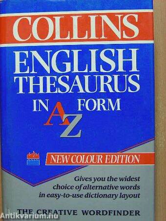 English Thesaurus in A-Z Form