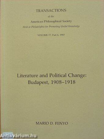 Literature and Political Change: Budapest, 1908-1918