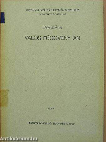 Valós függvénytan