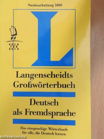 Langenscheidts Großwörterbuch Deutsch als Fremdsprache