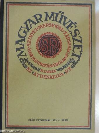 Magyar Művészet 1925/4.