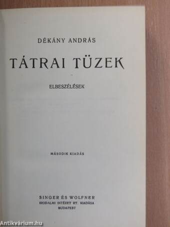 Tátrai tüzek