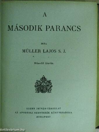 Az első parancs/A második parancs/A harmadik parancs/A negyedik parancs/Az ötödik parancs/A hatodik és kilencedik parancs/A hetedik és tizedik parancs/A nyolcadik parancs