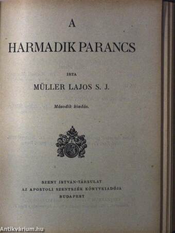 Az első parancs/A második parancs/A harmadik parancs/A negyedik parancs/Az ötödik parancs/A hatodik és kilencedik parancs/A hetedik és tizedik parancs/A nyolcadik parancs