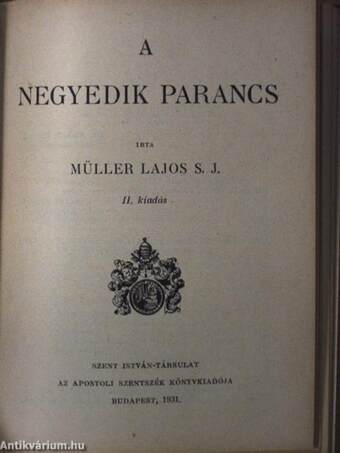 Az első parancs/A második parancs/A harmadik parancs/A negyedik parancs/Az ötödik parancs/A hatodik és kilencedik parancs/A hetedik és tizedik parancs/A nyolcadik parancs