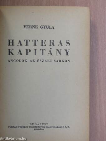 Hatteras kapitány