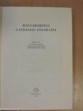 Magyarország gazdasági földrajza