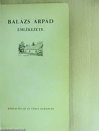 Balázs Árpád emlékezete