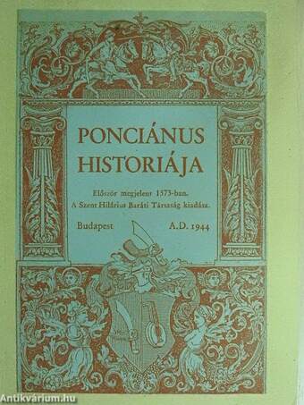 Ponciánus históriája