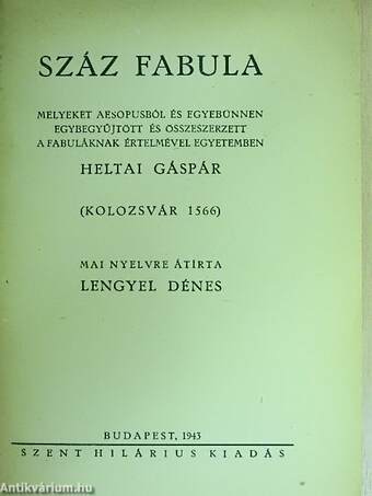 Száz fabula