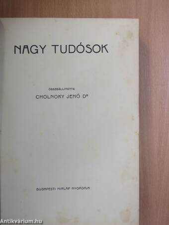 Nagy tudósok