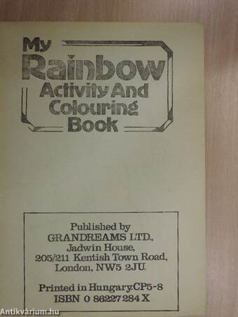 My Rainbow Activity And Colouring Book