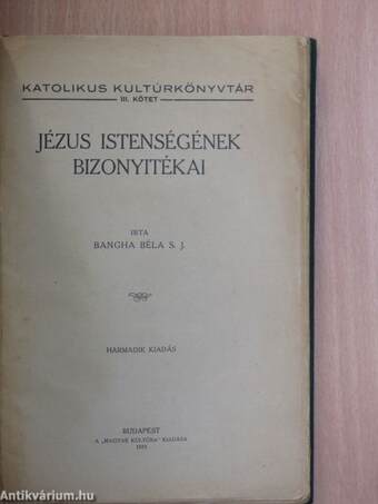 Jézus istenségének bizonyitékai