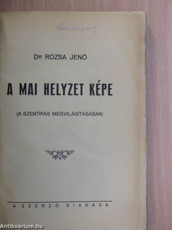 A mai helyzet képe