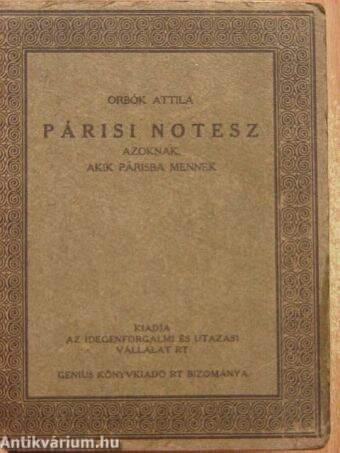 Párisi notesz