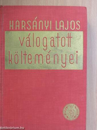 Harsányi Lajos válogatott költeményei