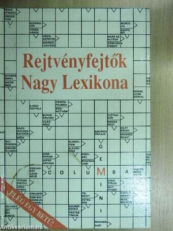 Rejtvényfejtők Nagy Lexikona