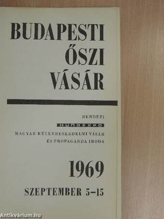 Budapesti Őszi Vásár 1969.