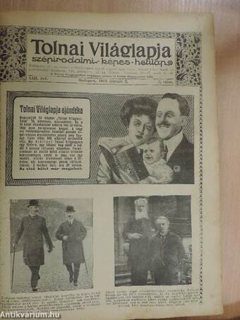 Tolnai Világlapja 1913. I-II. (nem teljes évfolyam)