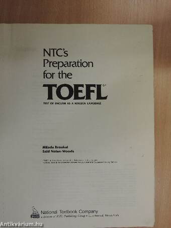 NTC's Preparation for the TOEFL