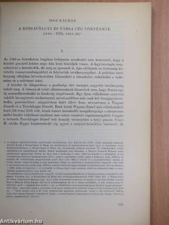 A Rózsavölgyi és Társa cég története 1850-től 1908-ig/A Rózsavölgyi és Társa cég története 1908-tól 1949-ig