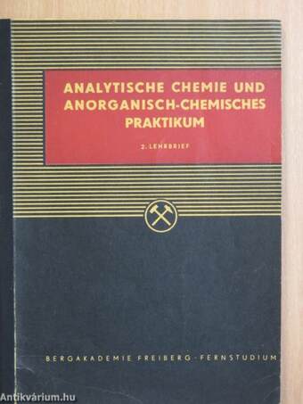 Analytische Chemie und anorganisch-chemisches Praktikum 2.