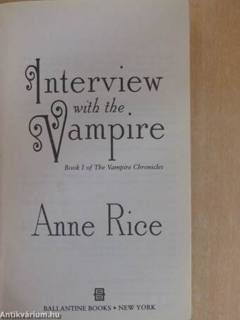 Interview with the Vampire