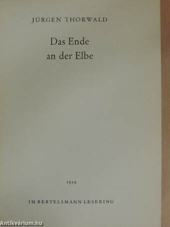 Das Ende an der Elbe