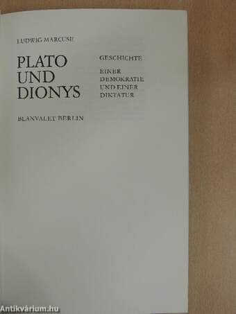 Plato und Dionys