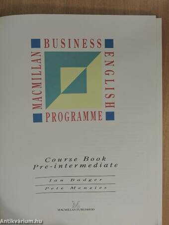 Macmillan Business English Programme - Pre-Intermediate - Course Book