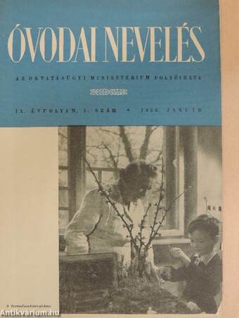 Óvodai nevelés 1956. (nem teljes évfolyam)