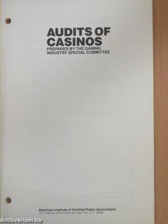 Audits of Casinos