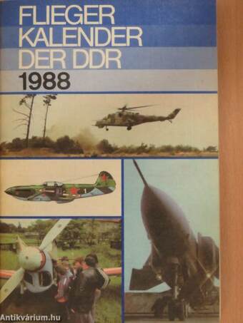 Flieger Kalender der DDR 1988