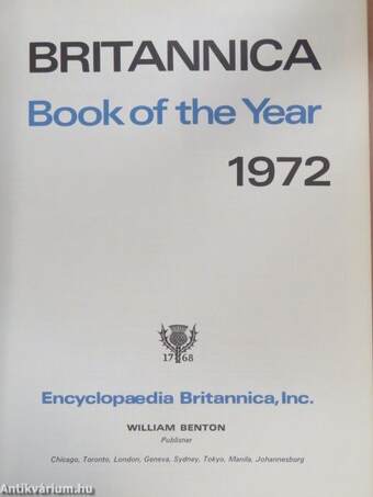 Britannica Book of the Year 1972