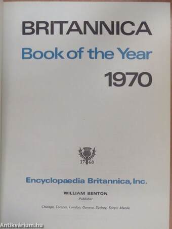 Britannica Book of the Year 1970