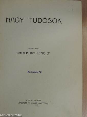 Nagy tudósok