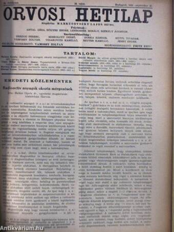 Az orvosi gyakorlat kérdései 1939. (nem teljes évfolyam)/Orvosi Hetilap 1939. szeptember 23.