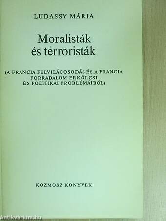 Moralisták és terroristák