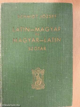 Latin-magyar zsebszótár I-II.