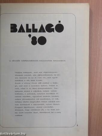 Ballagó 1980