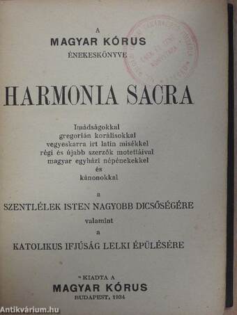 Harmonia Sacra