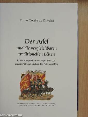 Der Adel und die vergleichbaren traditionellen Eliten