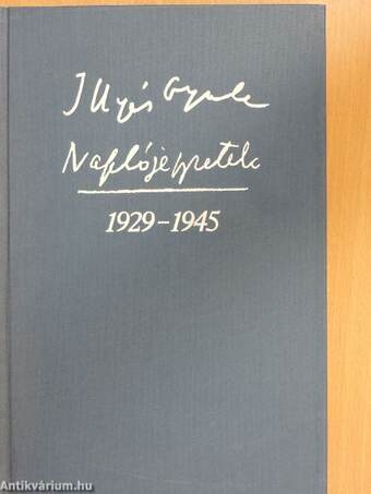 Naplójegyzetek 1929-1945