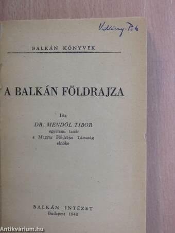 A Balkán földrajza