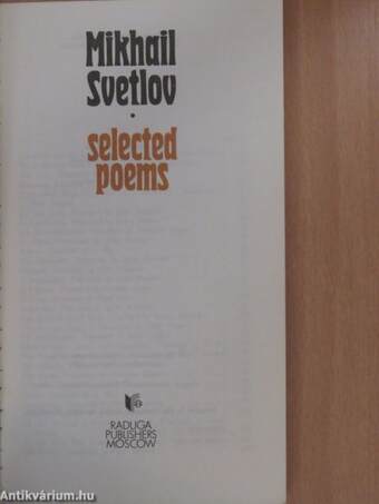 Selected Poems